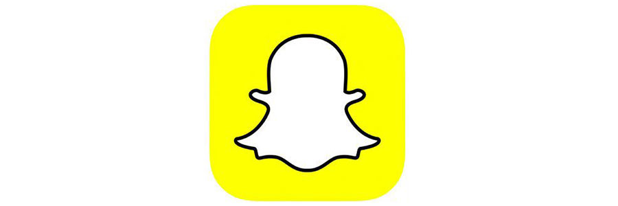 Nuværende snapchat logo fra 2013